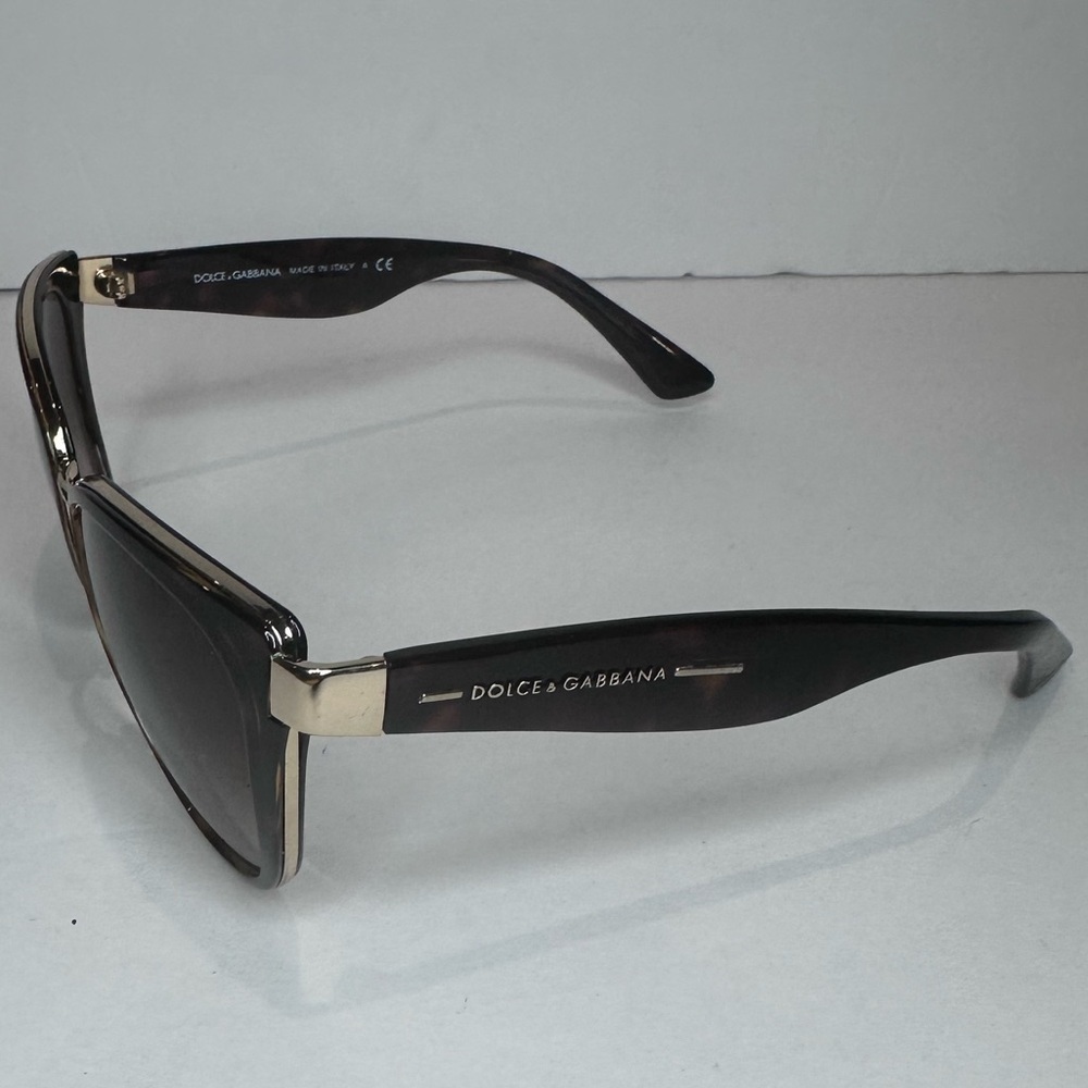 Dolce & Gabbana Brown Cat-Eye Sunglasses - Picture 6 of 7